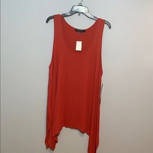 NWT Celebrity Orange Shark Bite Tank - Plus Size